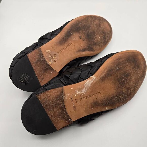 Bottega Veneta The Slipper 44 US 11 Intrecciato Woven Leather Loafers - Picture 12 of 15